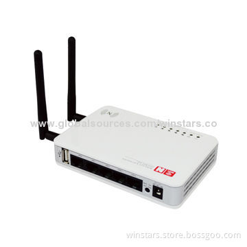 Wireless Router, 300Mbps 802.11n with Supports Remote